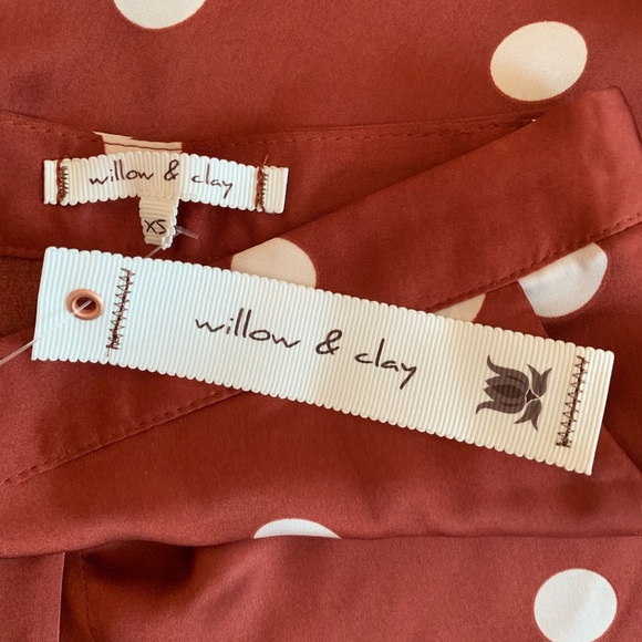 Willow & Clay Polka Dot Wide Leg Pants - Picture 8 of 8